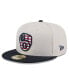 ფოტო #3 პროდუქტის Men's Black Milwaukee Brewers 2024 Fourth of July 59FIFTY Fitted Hat