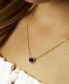 ფოტო #2 პროდუქტის Malachite Oval Rope-Framed Pendant Necklace in 14k Gold, 18" + 1" extender (Also in Lapis Lazuli)