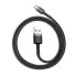 Фото #3 товара Wytrzymały elastyczny kabel przewód USB microUSB QC3.0 2.4A 0.5M czarno-szary
