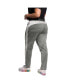 Фото #2 товара Women's Plus Size French Terry Reverse Side Panel Trouser Jogger