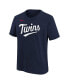 ფოტო #2 პროდუქტის Big Boys Pablo Lopez Navy Minnesota Twins Name and Number T-shirt