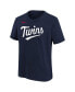 Фото #2 товара Big Boys Pablo Lopez Navy Minnesota Twins Name and Number T-shirt