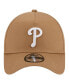 ფოტო #4 პროდუქტის Men's Khaki Philadelphia Phillies A-Frame 9FORTY Adjustable Hat