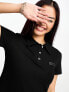 Фото #3 товара Urban Revivo pleated hem t-shirt dress in black