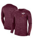 Men's Maroon Virginia Tech Hokies Velocity Legend Team Performance Long Sleeve T-shirt