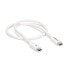 Фото #4 товара StarTech.com Thunderbolt 3 Cable - 40Gbps - 0.5m - White - Thunderbolt - USB - and DisplayPort Compatible - Male - Male - 0.5 m - White - 40 Gbit/s - 3840 x 2160 pixels