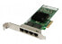 Фото #1 товара ALLNET ALL0136-4-GB-TX - Internal - Wired - PCI Express - Ethernet - 1000 Mbit/s