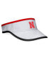 Men's White Nebraska Huskers Daybreak Adjustable Visor