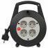 BRENNENSTUHL 1092200 5 m Cable Reel 4 Outlets With Circuit Breaker