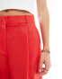 Фото #4 товара Mango linen co-ord trousers in red