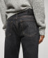 Фото #8 товара Men's Relaxed Fit Dark Wash Jeans