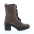 Фото #1 товара Fly London Tiel TIEL642FLY-007 Womens Brown Leather Casual Dress Boots