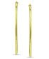 Polished Hoop Earrings in 18k Gold-Plated Sterling Silver, Created for Macy's