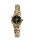 Women's Small Face Gold-Tone Link Watch with Gold-Tone Metal Bracelet