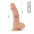 Dildo Real Extreme Dildo with Vibration 9 Flesh