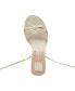 Фото #4 товара Women's Maison Ankle-Tie Bow Kitten-Heel Dress Sandals
