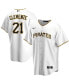 ფოტო #1 პროდუქტის Men's Roberto Clemente White Pittsburgh Pirates Home Replica Player Name Jersey