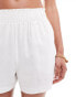 Фото #5 товара New Look linen short in white