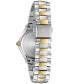 Women's Embellished Two-Tone Stainless Steel Bracelet Watch 32mm