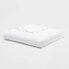 Фото #1 товара Twin/Twin XL 100% Cotton Bed Blanket White - Threshold
