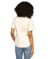 ფოტო #2 პროდუქტის Michael Kors Women's Poplin Short-Sleeve Button-Front Top