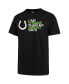 Фото #3 товара Men's Black Indianapolis Colts Kicking the Stigma T-shirt