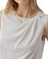 Фото #3 товара Women's Sun's Out Cotton Knotted Sleeveless Tee