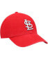 Big Boys Red St. Louis Cardinals Team Logo Clean Up Adjustable Hat