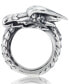 Фото #4 товара Men's Dragon Coil Ring in Stainless Steel