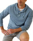 ფოტო #3 პროდუქტის Men's Salt And Sea Textured Stripe Baja Hoodie