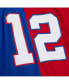 Men's Jim Kelly Royal and Red Buffalo Bills 1990 Split Legacy Replica Jersey