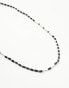 Faded Future beaded festival necklace in black - фото #4