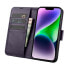Фото #1 товара Чехол для смартфона ICARER с карманами iPhone 14 фиолетовый