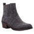 Фото #2 товара Propet Reese Round Toe Cowboy Booties Womens Grey Casual Boots WFX145LDGR