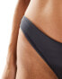 Monki mix and match super soft thong in black