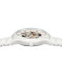 ფოტო #3 პროდუქტის Unisex Swiss Automatic True White High-Tech Ceramic Bracelet Watch 40mm