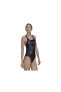 Big Bars Suit Kadın Yüzücü Mayosu Hr4381 Lacivert