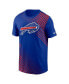 Men's Royal Buffalo Bills Yard Line Fashion Asbury T-shirt