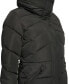 Фото #4 товара Women's Faux-Sherpa Collar Hooded Stretch Puffer Coat, Created for Macy's