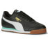Фото #2 товара Puma Roma Basic+ Lace Up Mens Black Sneakers Casual Shoes 36957145