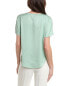 Фото #2 товара Anne Klein Textured Charmeuse V-Neck Top Women's