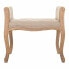 Bench Alexandra House Living Cream Rubber wood 48 x 60 x 71 cm