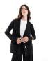 JDY lightweight blazer co-ord n black