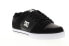 Фото #2 товара DC Pure 300660 Mens Black Leather Low Top Lace Up Skate Sneakers Shoes 11.5