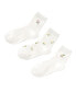 ფოტო #2 პროდუქტის Floral Print Three Pack socks