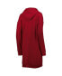 Фото #2 товара Women's Crimson Alabama Crimson Tide Quick Pass Lace-Up V-Neck Hoodie Dress