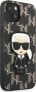 Karl Lagerfeld Etui Karl Lagerfeld KLHCP13MPMNIKBK Apple iPhone 13 hardcase czarny/black Monogram Ikonik Patch