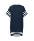 Women's Navy New York Yankees Cascade T-shirt Dress