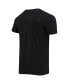 Фото #4 товара Men's Black Alabama State Hornets Bleach Splatter T-shirt