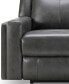 Фото #7 товара Rhodes 60" Top-Grain Leather Manual Reclining Loveseat